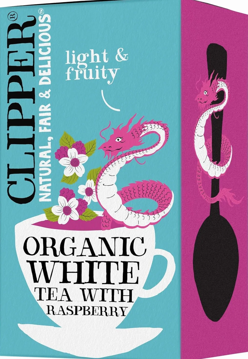 TÉ BLANCO CON FRAMBUESA BIO 34 g CLIPPER