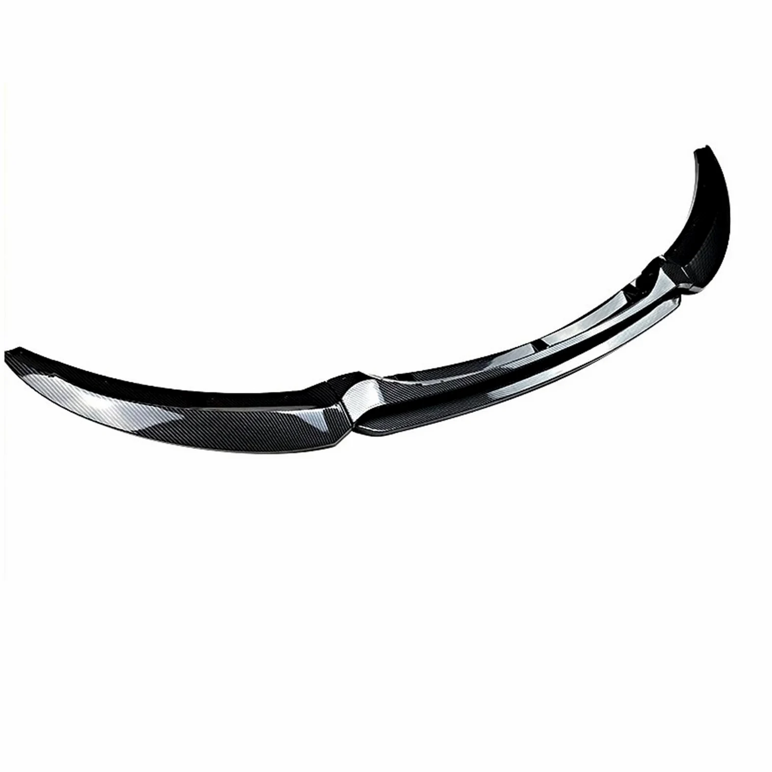 Coche Alerón Delantero para BMW para Serie 1 E82 E88 2008-2013 Kit Carrocería Labio Divisor Parachoques Delantero 4 Piezas Alerón Canard Difusor