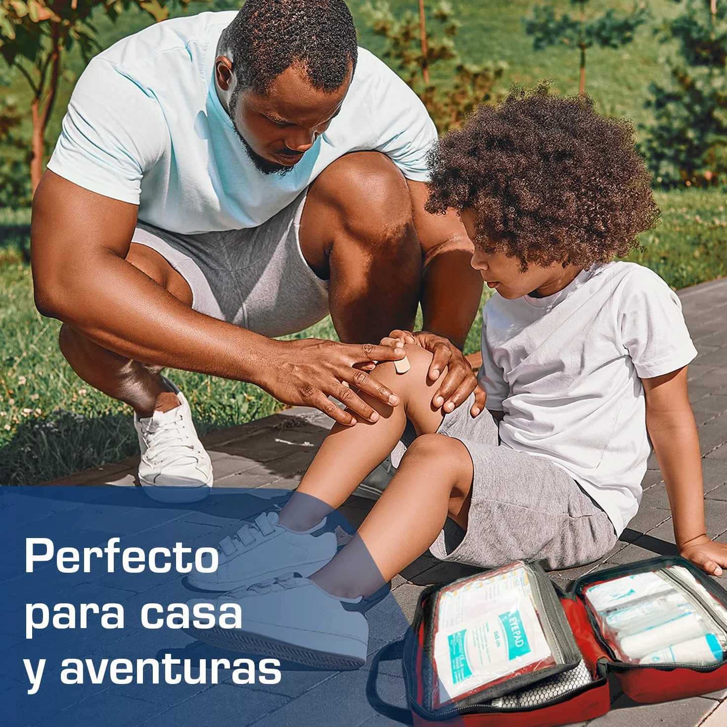 Active Era Botiquín Primeros Auxilios 90 Piezas Hielo Kit Lavado Ojos Manta Emergencia Hogar Coche