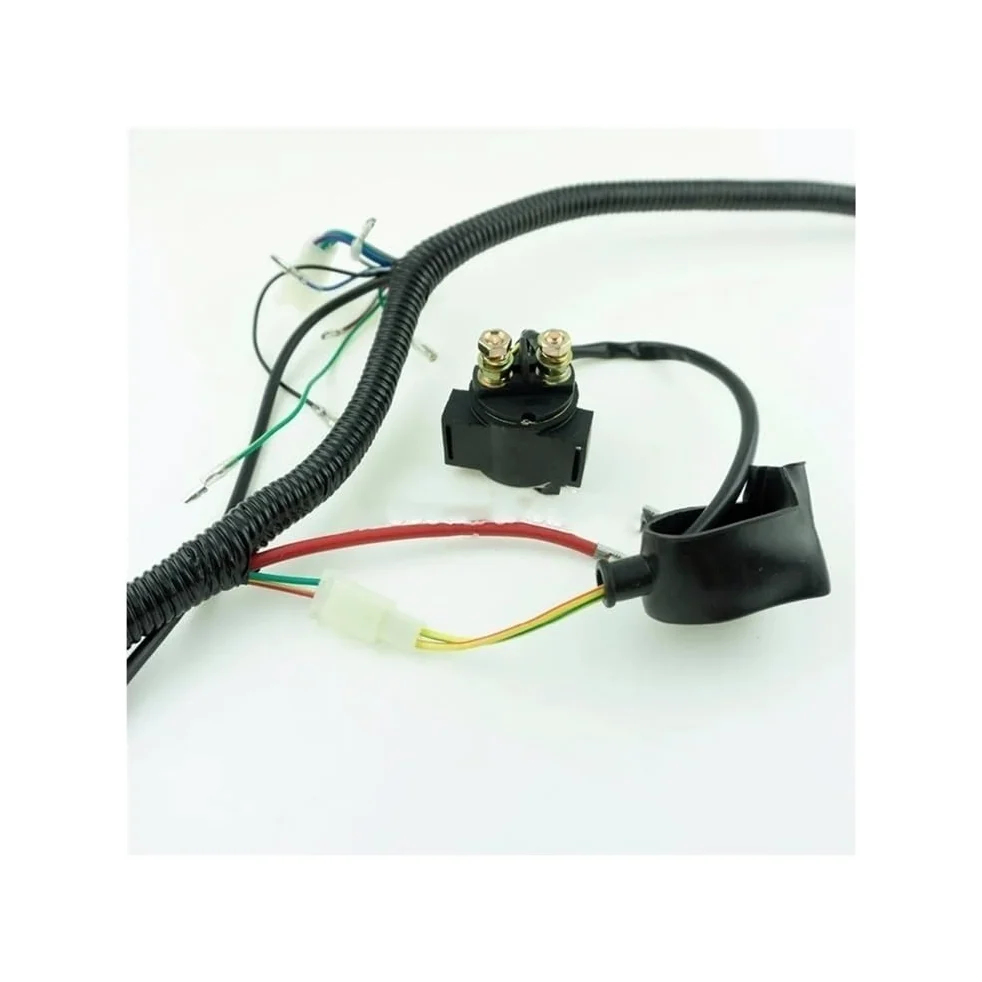 Arnés de cableado completo bobina encendido CDI para 150cc 200cc 250cc 300cc para Lifan para Zongshen para Buggy para arranque eléctrico cuádruple para motor