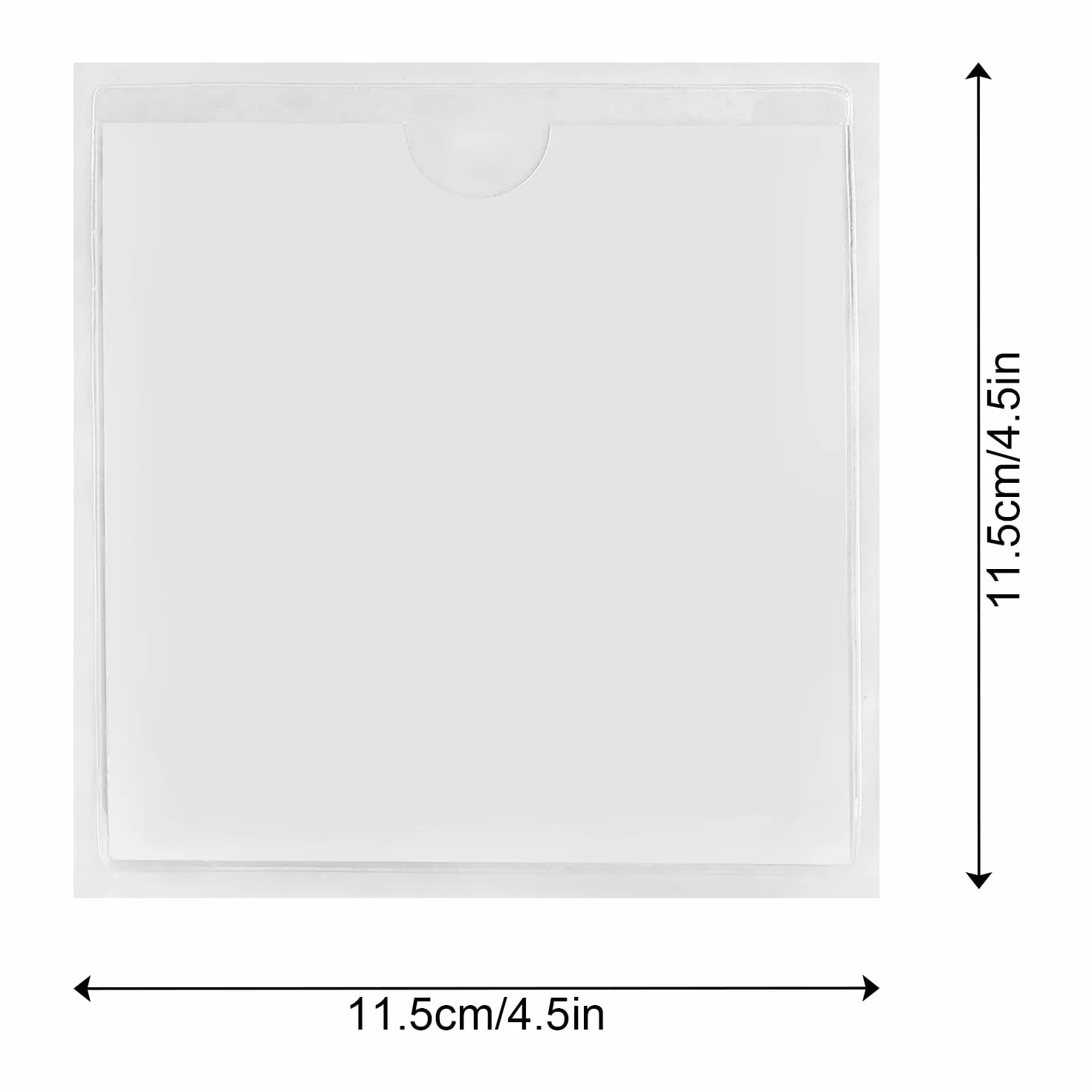 Tabanzhe 2 soportes para permisos de coche para parabrisas, transparente autoadhesivo, funda protectora trasera adhesiva, para billetes, tarjetas de discapacitados, notas, insignias