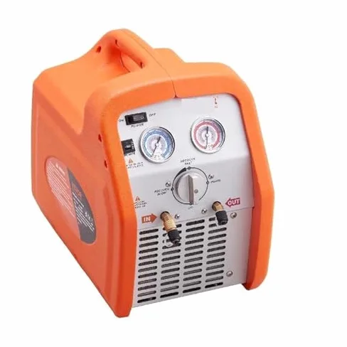 Máquina portátil de recuperación de refrigerante – 120 V CA para una extracción eficiente de refrigerante líquido, perfecta para mantenimiento y reparación de HVAC