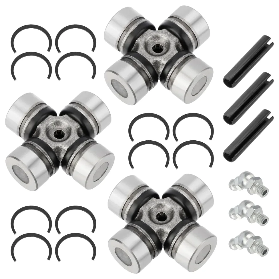 Juego de 3 crucetas eje de transmisión delantero y trasero para Polaris RZR 1000 900 800-4 Turbo RS1 Ranger Crew 1000 900 800 570 500 Diesel