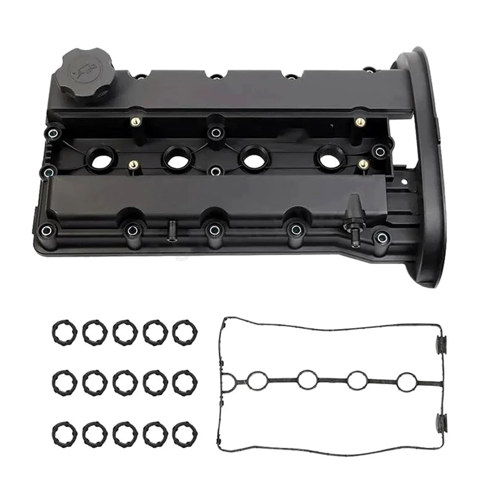 Tapa de balancines Tapa De Válvula De Motor Con Junta Para Chevy Para Aveo Para Cruze Para Lacetti 1.6L 25192208 25185117 25185123 96469203 Tapa de La Válvula