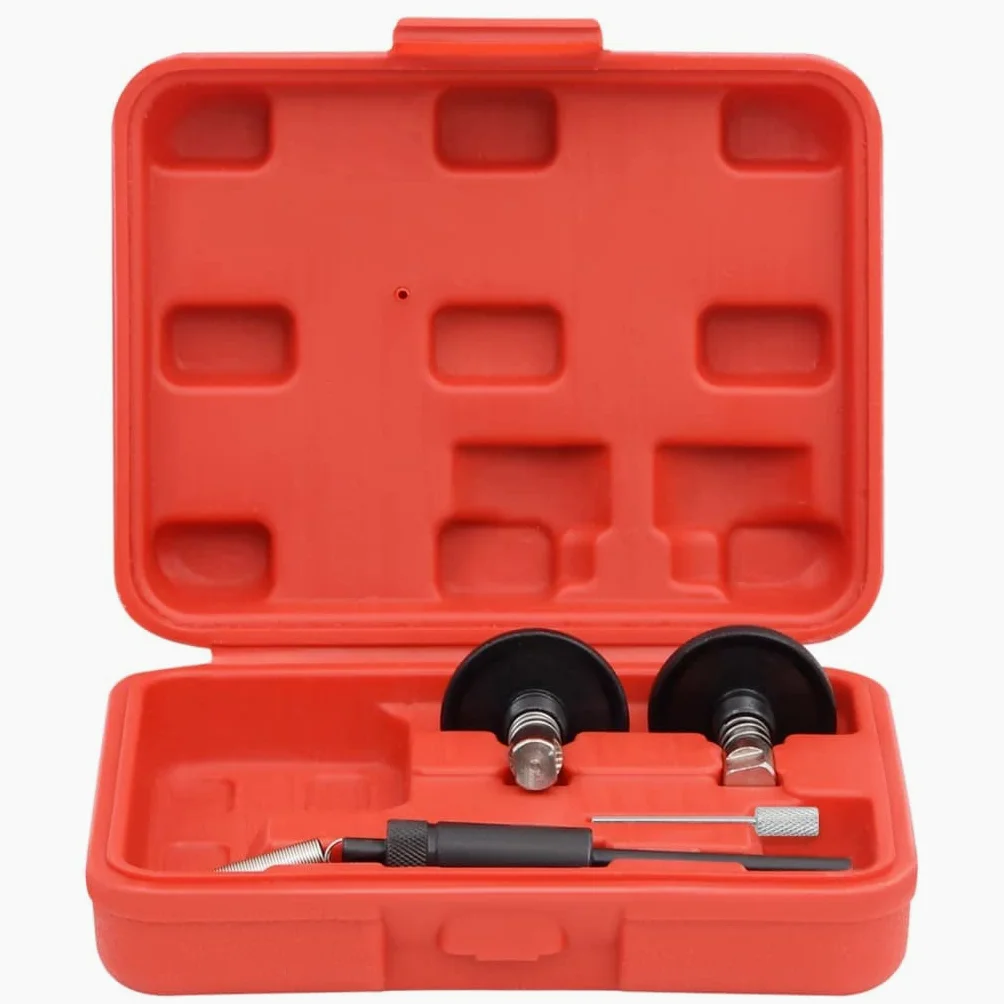 Juego de herramientas de ajuste del árbol de levas para motores diésel Vauxhall 1,3 CDTI con maletín de plástico, juego de 4 piezas para cambio de correa de dientes Z13DT, Z13DTH