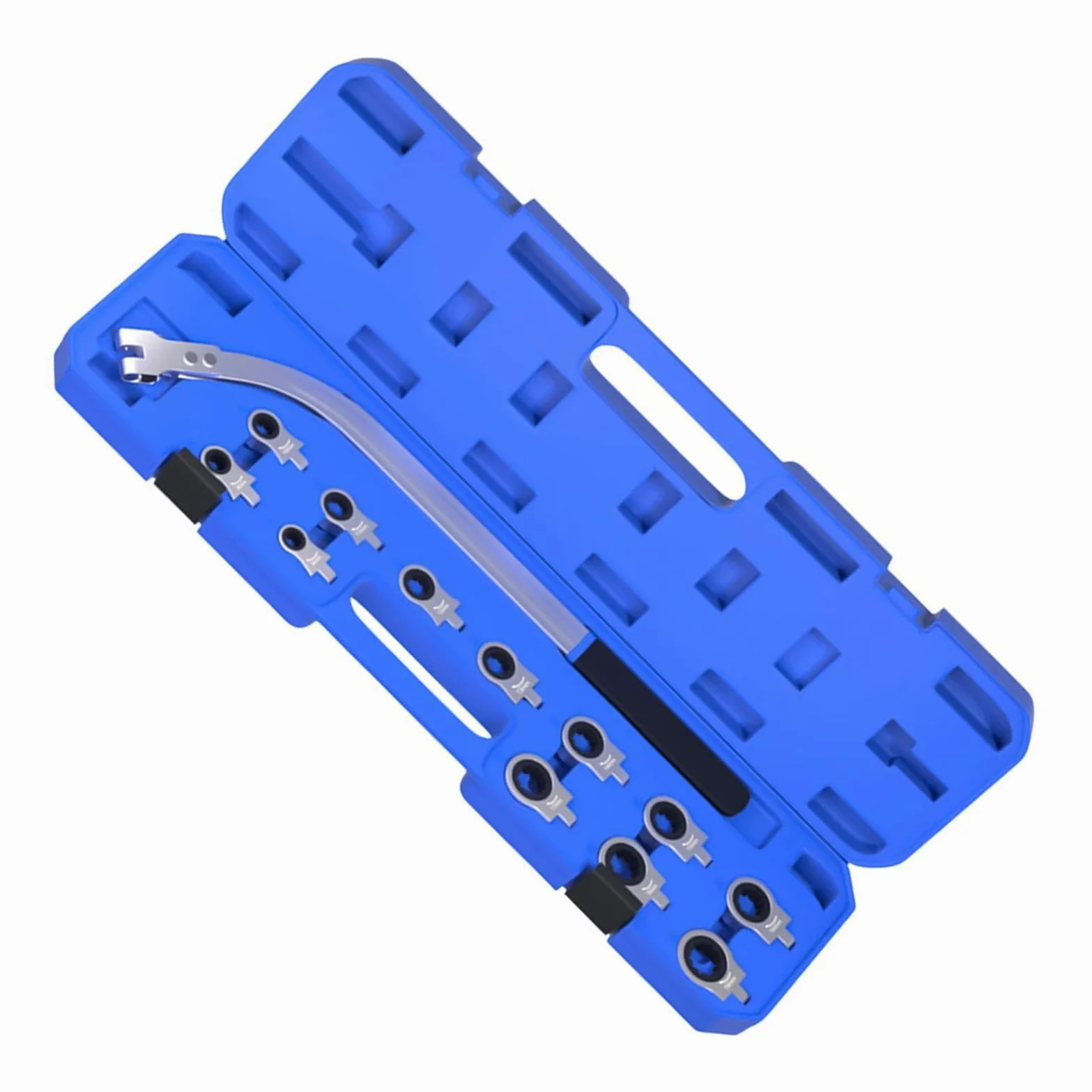 Herramienta para Correa Serpentina Kit de Llaves de Extracción de Polea | Llave de Polea Tensora de Correa Para Hogar Carretera Taller Garaje Industria Sedán Camión Motor Automotri