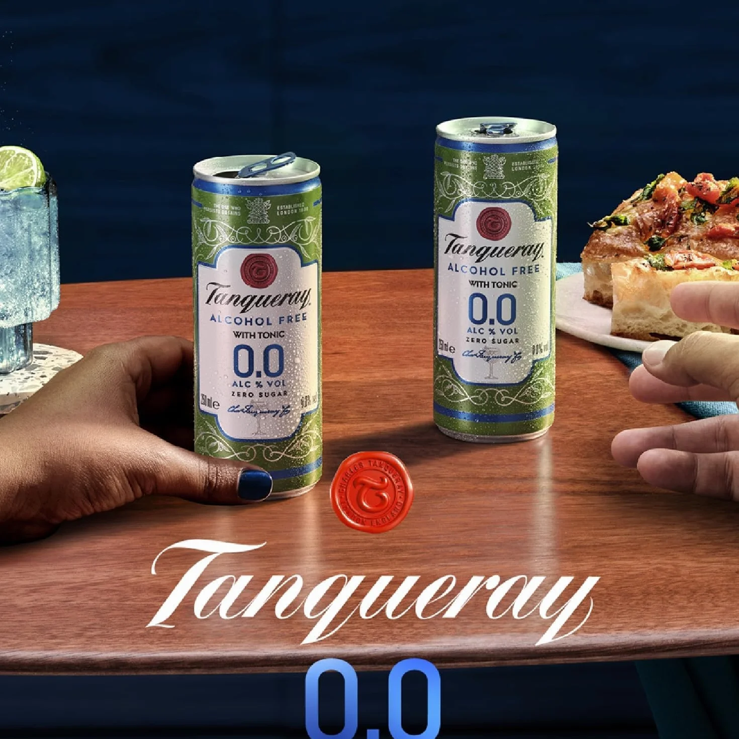 Tanqueray Ginebras 00 y Tonic 250 ml x 12