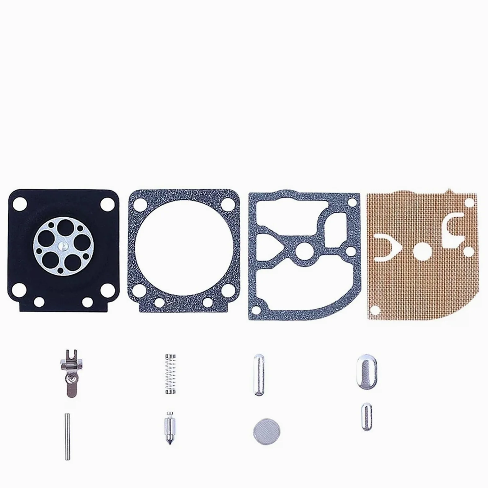 Kit de carburador Kits de reparación de carburador RB-77 compatibles con Zama 180 Zama C1Q-S57B compatibles con motosierras STIHL 017 018 MS170 MS180(Pack of 20)