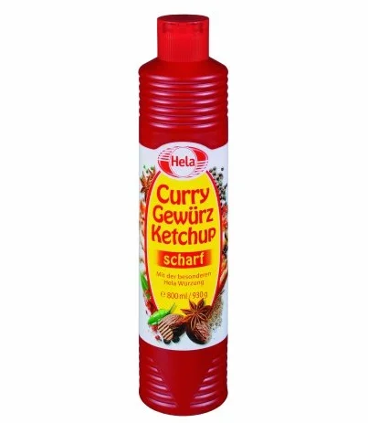 Hela Kétchup curry picante 800 ml