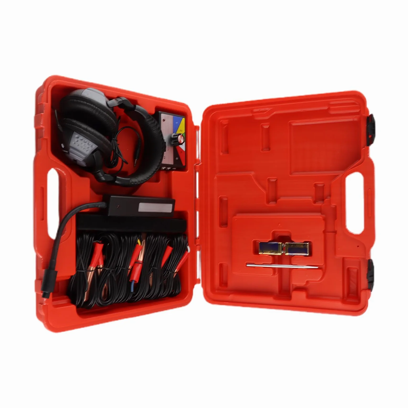Dioche Kit de Diagnóstico de Estetoscopio Electrónico de 6 Canales para Detección de Ruido Anormal en Motores, Chasis y Transmisiones de Automóviles, con Auriculares, Sensibilidad de 800 Mv/g