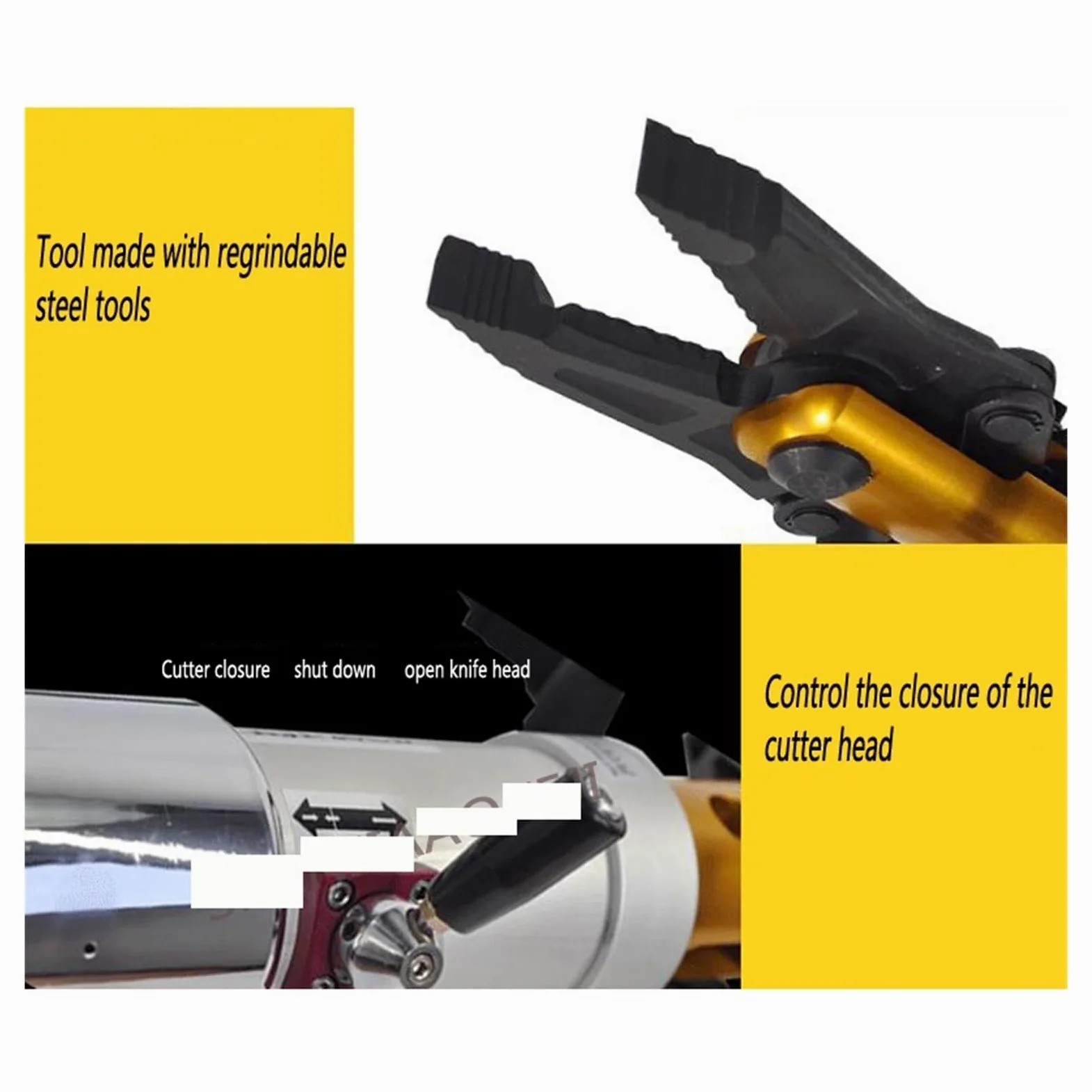 Alicates de corte hidráulicos rotativos universales, KJI-20CB expansor portátil alicates múltiples hidráulicos control de incendios 63MPa 1 ud.
