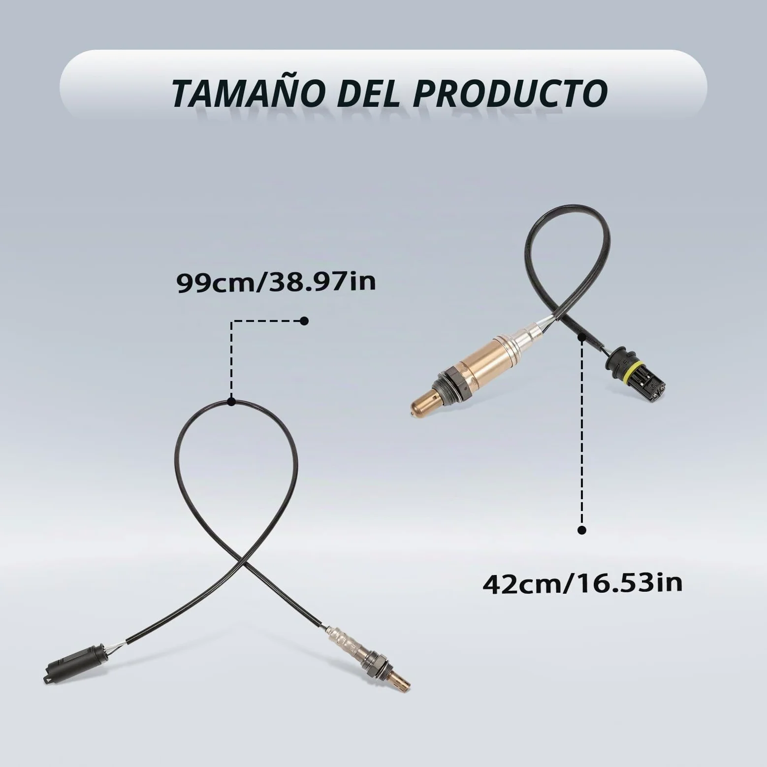 Juego de 4 Sondas Lambda Compatible Serie 3 E46 Serie 5 E39 X3 E83 | 3er E46 320-330 2.0L-3.0L 1998-2005, 5er E39 520-530 2.0L-3.0L 1996-2010, X3 E83 2.5L 3.0L 2003-2006, Sustituir# 11781742050