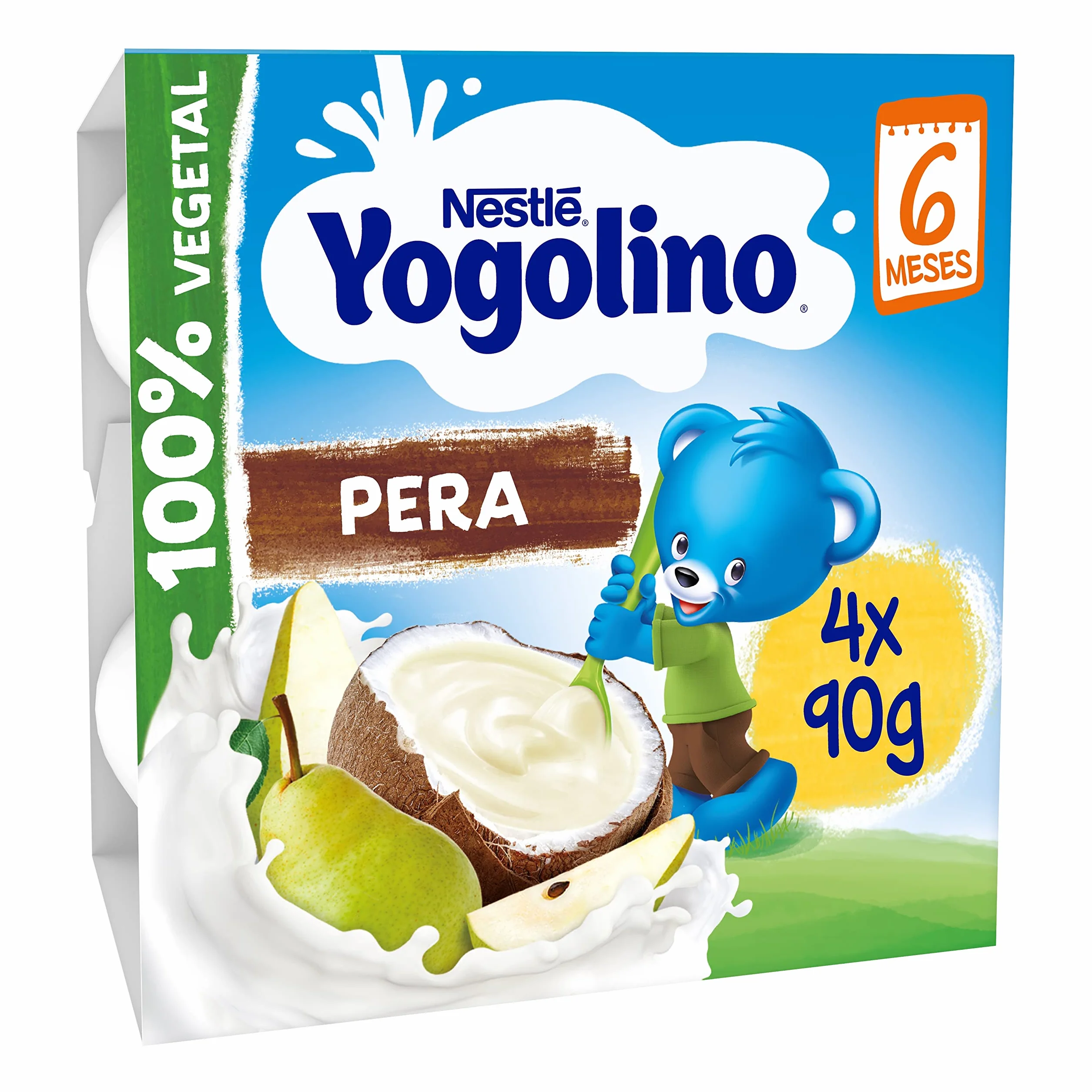 NESTLÉ YOGOLINO Coco Pera 4x90g od 6 miesięcy
