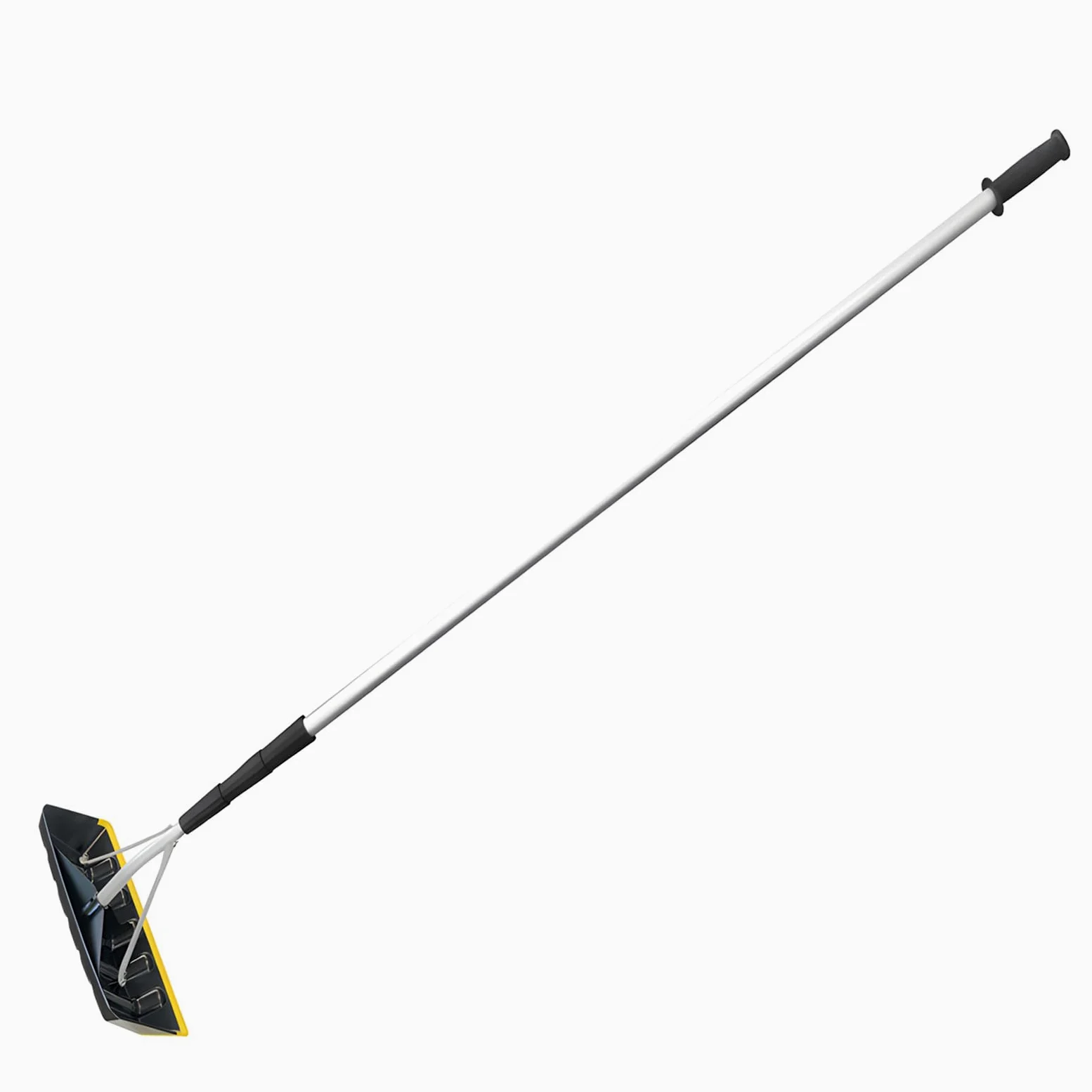 Rascador de hielo de 4,8 m con cabeza de ABS resistente y varilla de aluminio para limpiar la nieve de forma segura y portátil