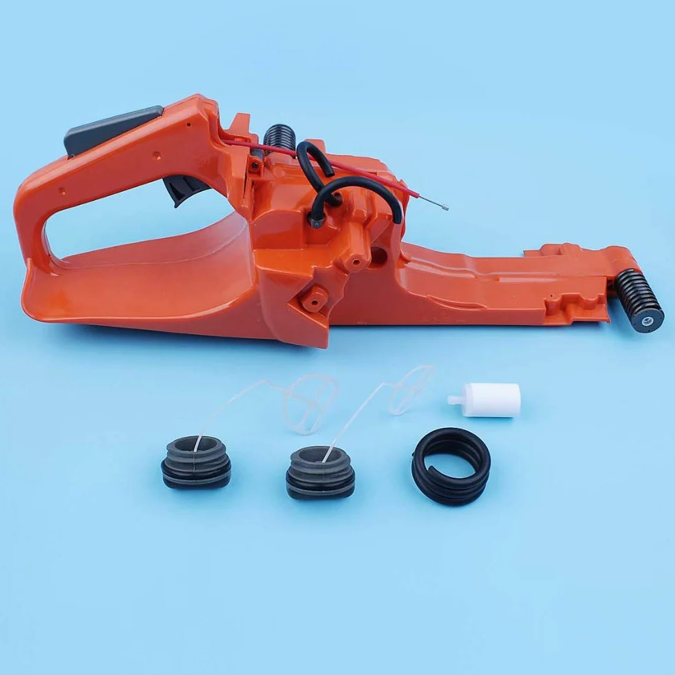 Kit de línea de filtro de tapa de montaje de manija trasera de tanque de combustible de Gas for repuestos de motosierra hus-qva-rna 362 365 371 372 372XP