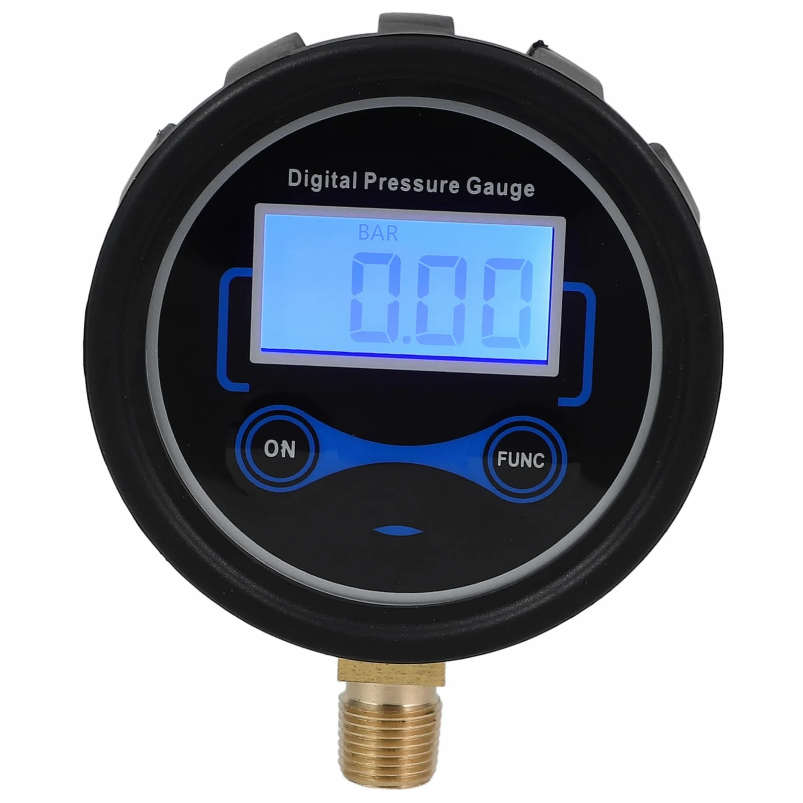 MAGICLULU 5 Piezas Manómetro De Pantalla Digital Monitor De Presión De Coche Medidor De Presión De Aire De Neumáticos Auto Con Medidor De Presion De Neumaticos Herramienta Negro El Plastico
