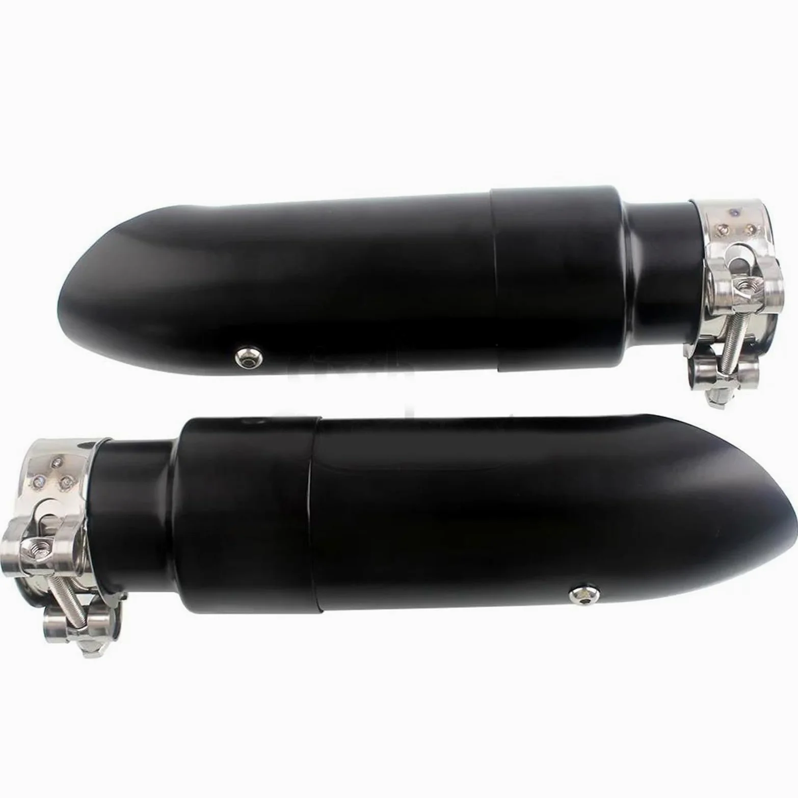 Tubos De Escape con Silenciador Accesorios para Motocicleta Tubo Doble Salida Aleación Acero para Indian Scout Bobber 2018-2024
