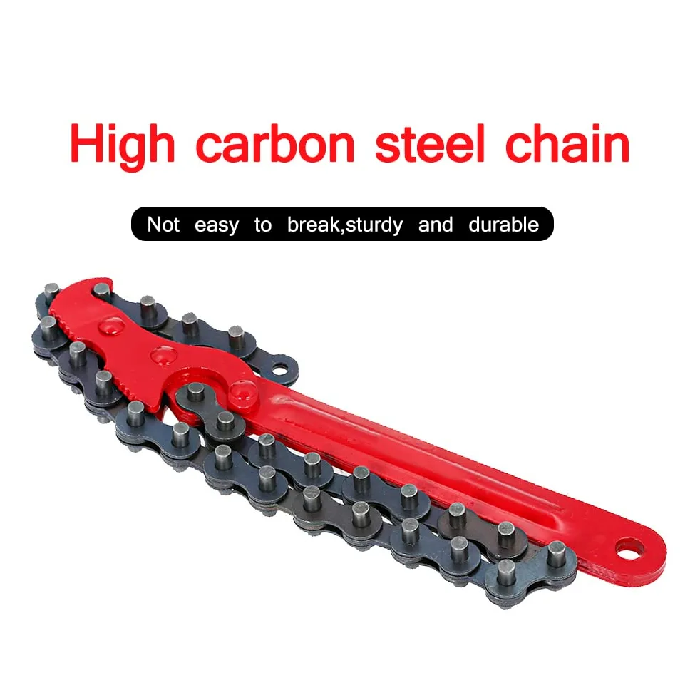 Llaves de Cadena de 9 Pulgadas, Llave de Cadena, Llave de Filtro de Aceite, Llave Ajustable, Llave Universal para reparación de automóviles