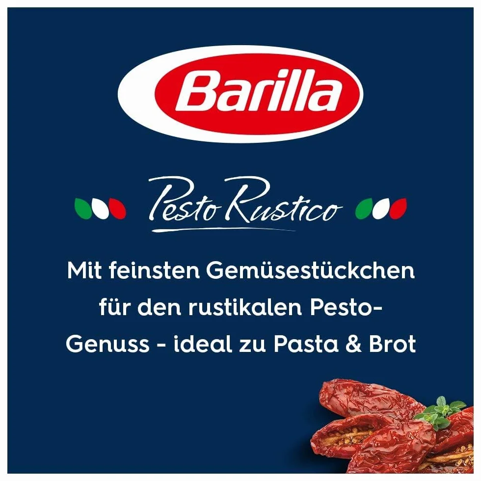 Barilla Pesto Rustico de Tomates Secos 200g