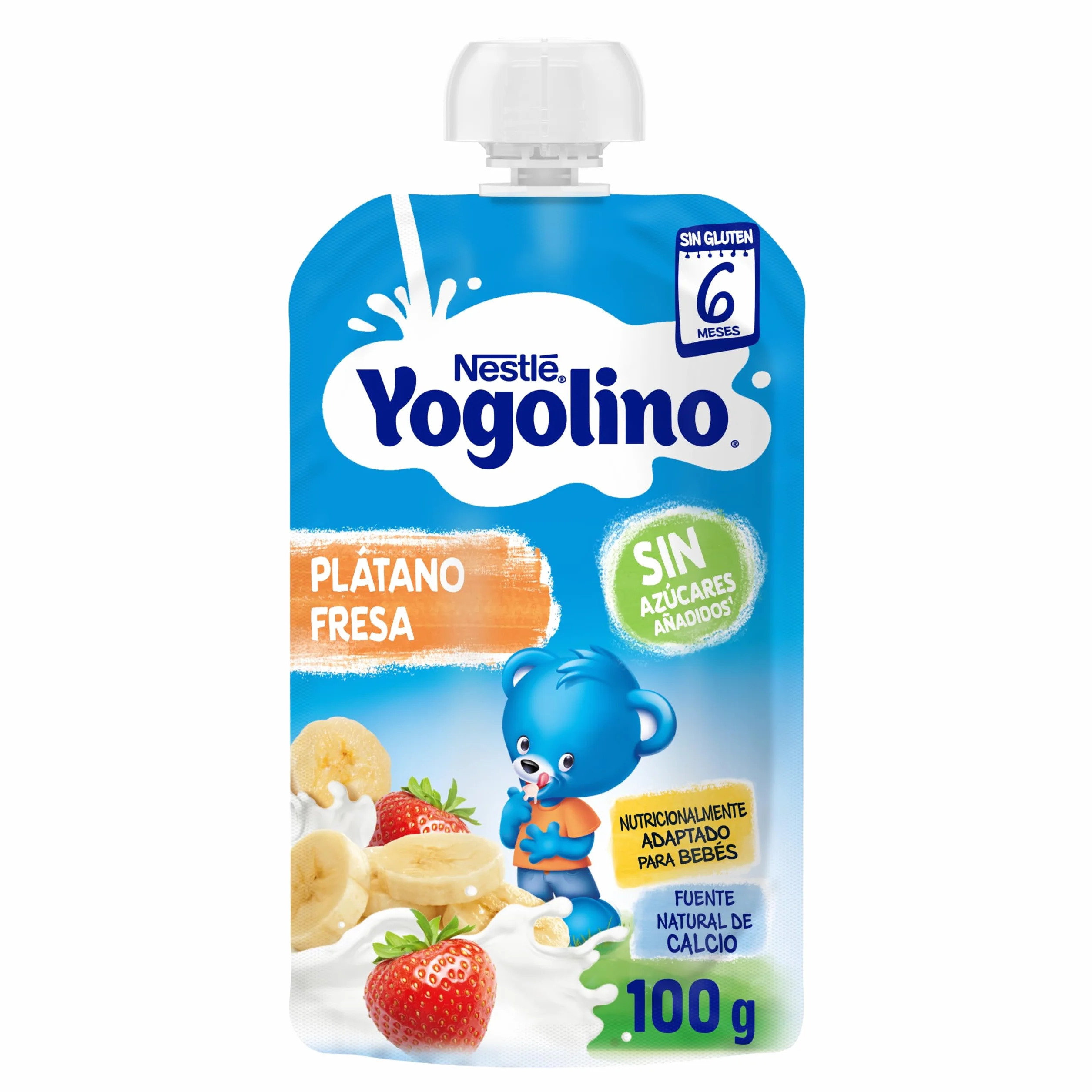Nestlé Yogolino Lácteo Infantil Fresa Plátano 100 g