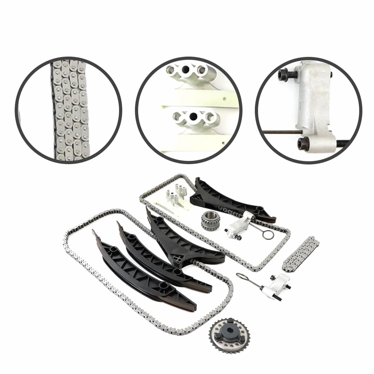 Kit De Cadena Distribución N63 Y Piñón Árbol Levas Motores Para ALPINA B7 N63B V8 4.0L .4L N63B40A Para 550, 650, 750, X5 X6 Piñón cadena