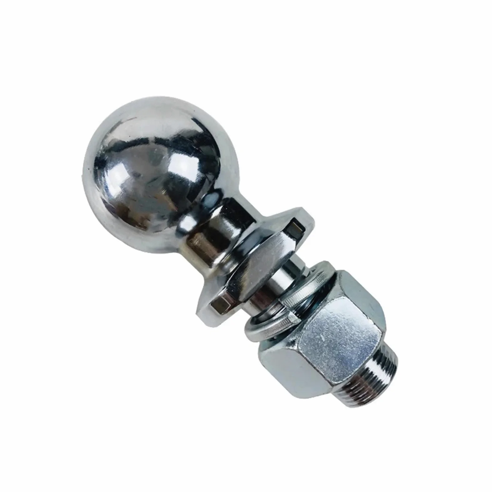 Genérico Bola de Remolque de Enganche cromada, diámetro del vástago de 2 "50mm1(M25). Capacidad de Bola de Remolque de Enganche de 5000 Libras, Piezas de Remolque, Acoplamiento de Remolque(2inchX1X1)