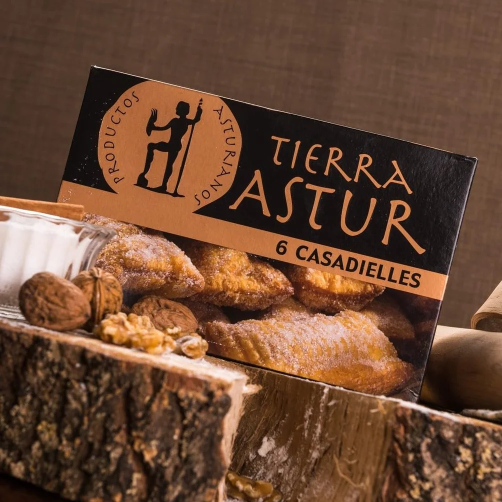Casadiellas Asturianas Tierra Astur Dulce tradicional caja 6 ud