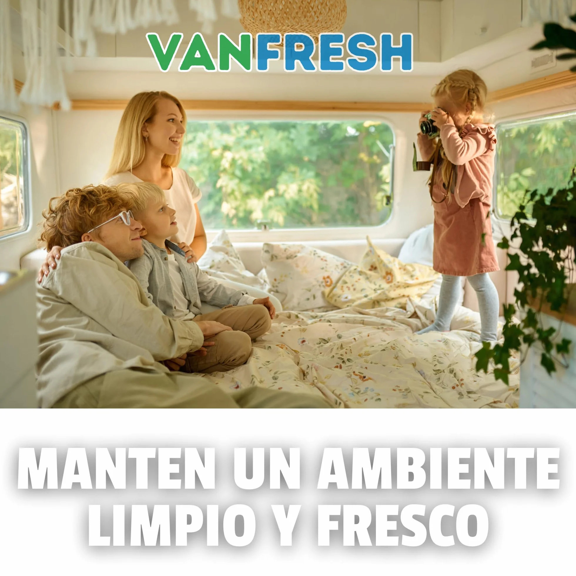 VanFresh Tank Fresh – Líquido para Depósito de Aguas Grises 5L | Elimina Malos Olores, Limpieza y Mantenimiento de Tanques de Autocaravanas, Caravanas y Barcos | Alta Eficacia y Acción Prolongada