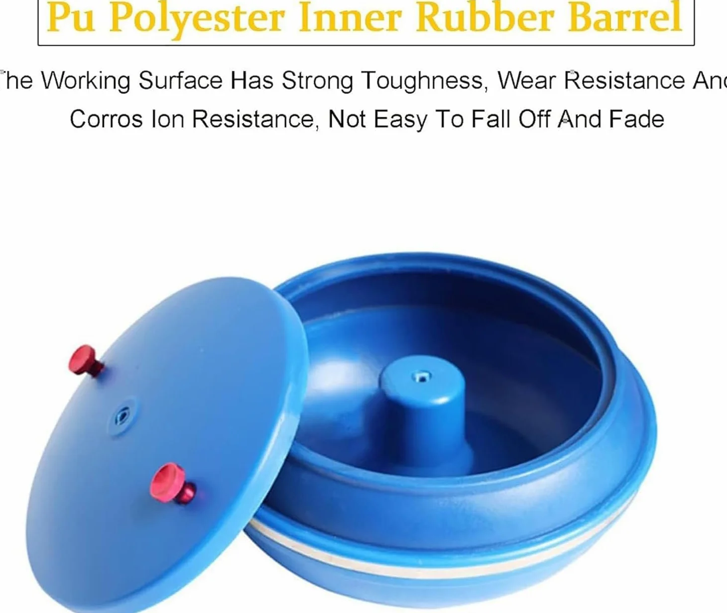 Vaso vibratorio eléctrico para pulir piedras y rocas, cuenco de 8 pulgadas, práctica máquina de volteo