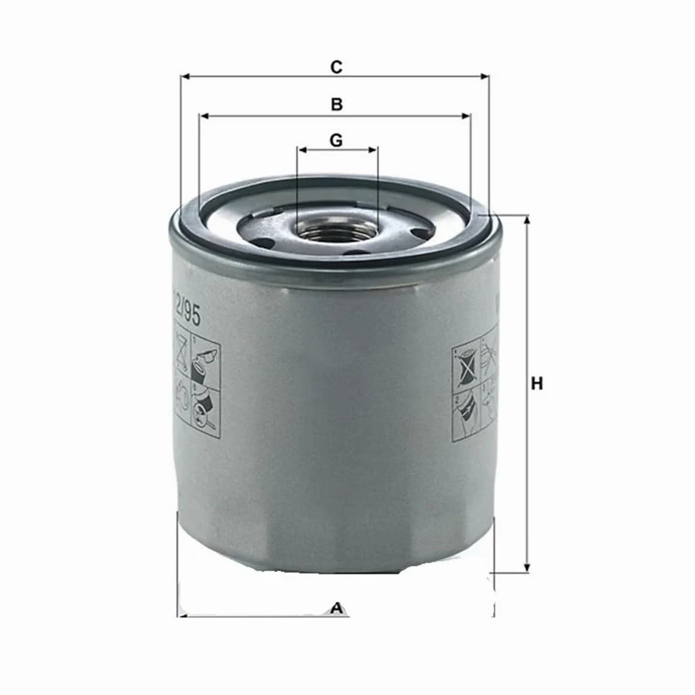 Para Polo Para Golf Para T-Cross Para Tiguan Para Leon III Para L04E115561 Para W712/95 Filtro De Aceite Coche Filtros De Motor