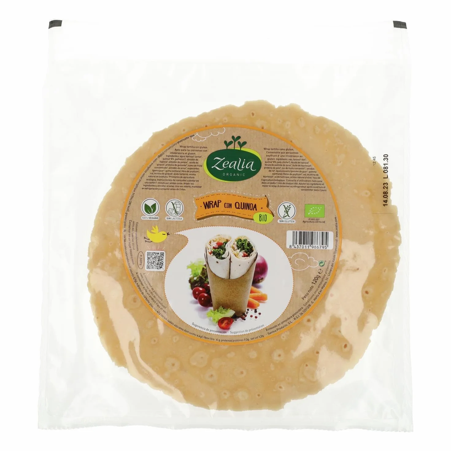 Quinoa Bio Wrap 120 g