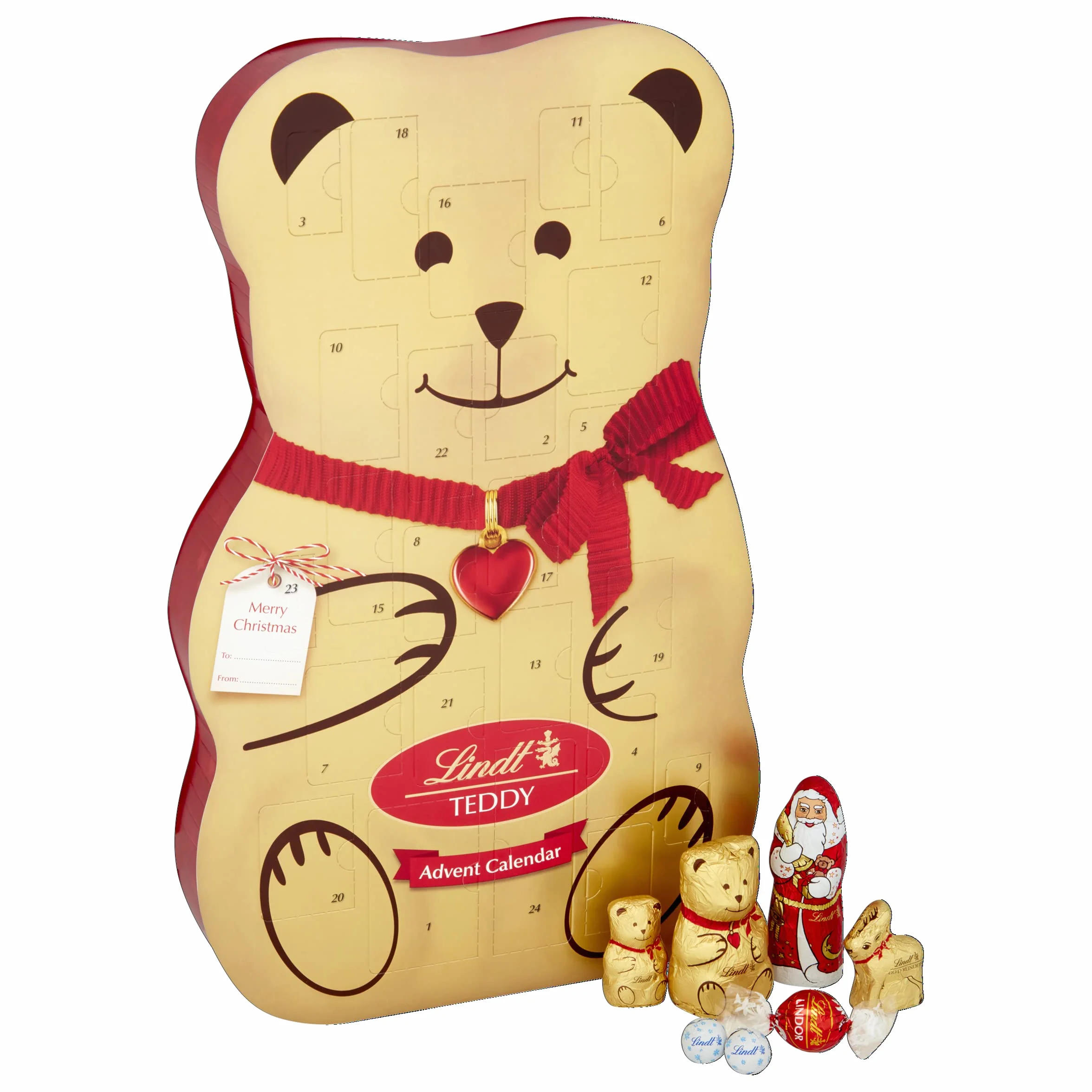 Lindt Teddy Calendario de Adviento 3D 310 gramos lujoso