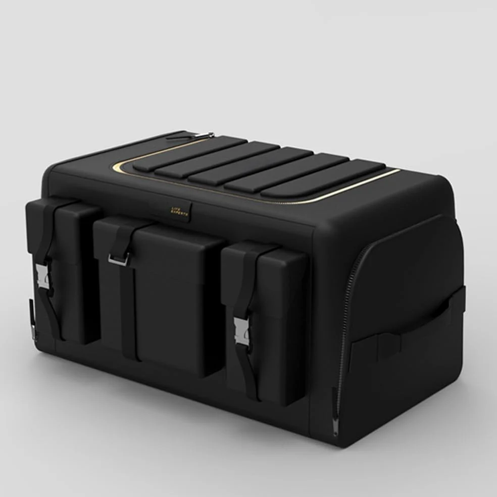 Organizador Maletero Coche para Renault Espace Grand Espace, Oxford Plegable y Duradera Maletero Organizador, Bolsas para Maletero de Coche Caja Maletero Coche con Tapa,C-50L