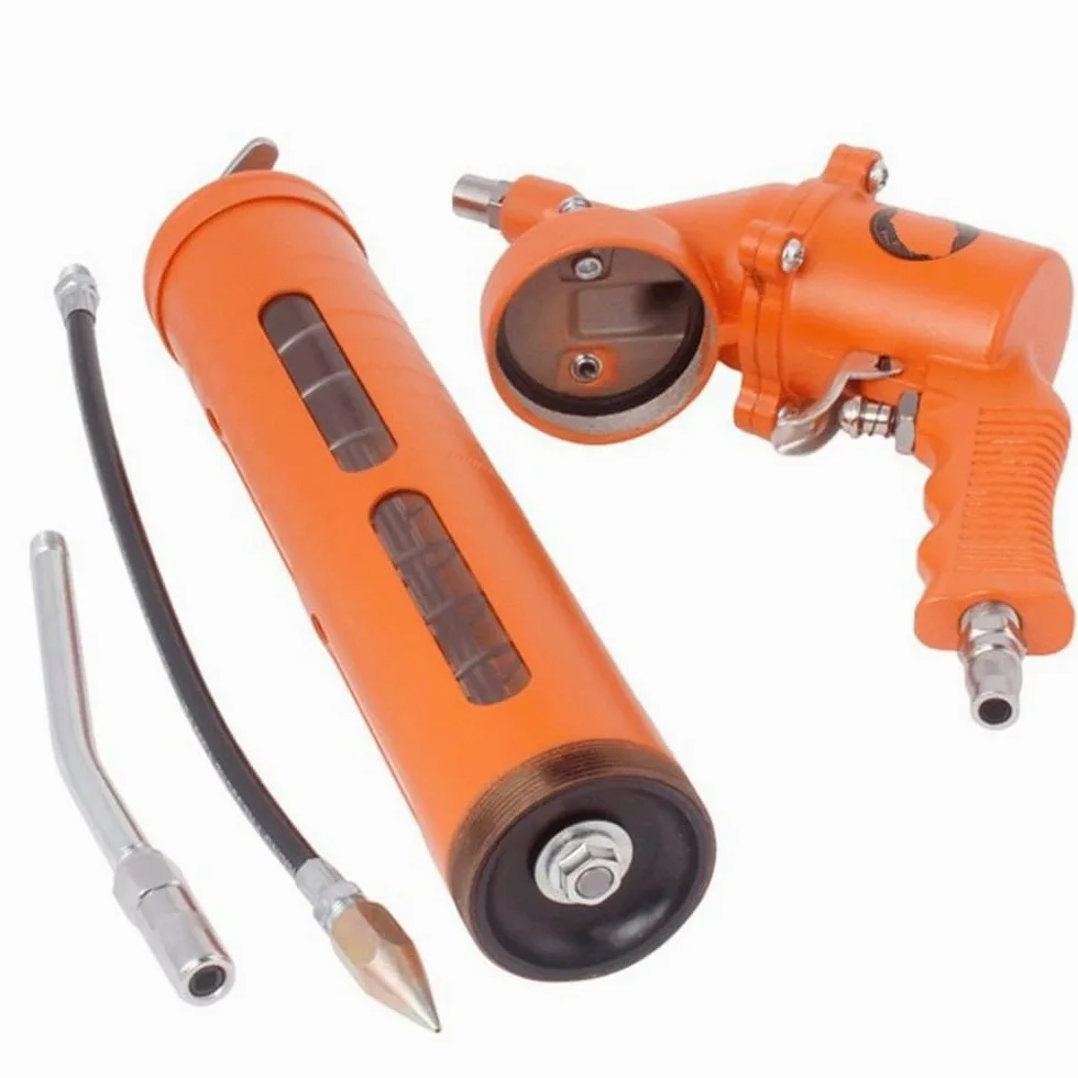 Boquilla Bomba de Engrase Grasa neumática de 500 CC para Pistola, Herramienta de Acero Pesado, Grasa para Bomba de compresor neumático Bomba de Engrase(B)