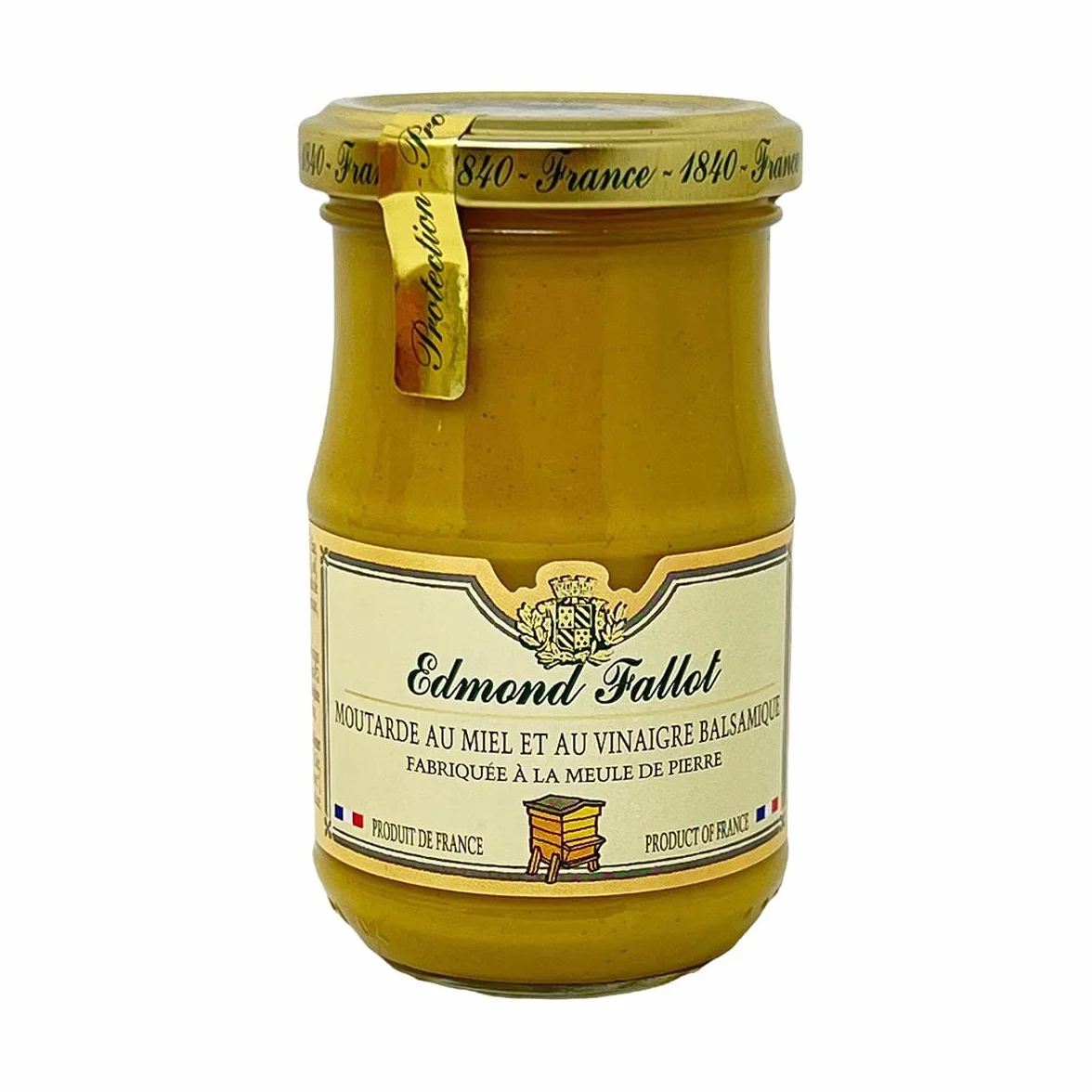 Edmond Fallot Mostaza de Dijon con vinagre balsámico y miel Bote 190 ml
