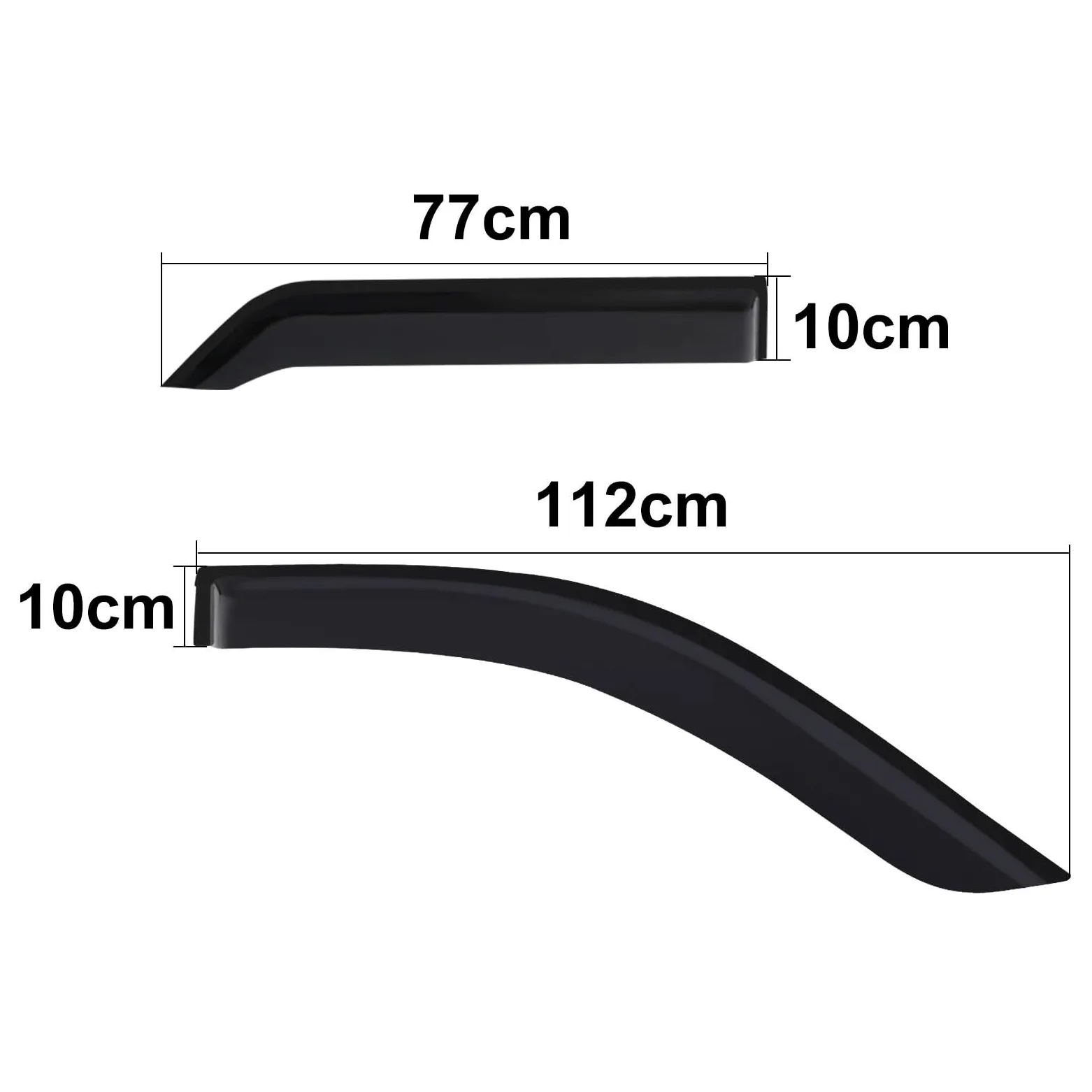 Viseras Viento para Toyota para Fortuner 2015-2020 2021 2022, Doble Cabina, Deflector De Viento, Parasol, Protector contra La Lluvia, Visera para Ventana Guardias Lluvia