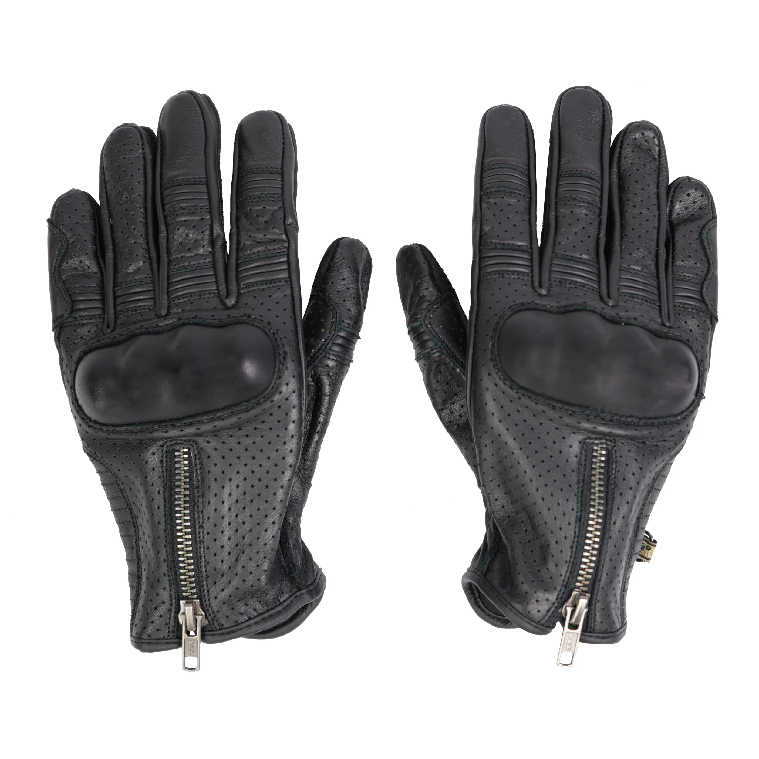 BY CITY | Guantes de Verano para Moto | Guantes de Piel de Chivo | Protecciones Rígidas en Nudillos | Zonas Acolchadas | Refuerzo Antiabrasión en la Palma | Transpirables