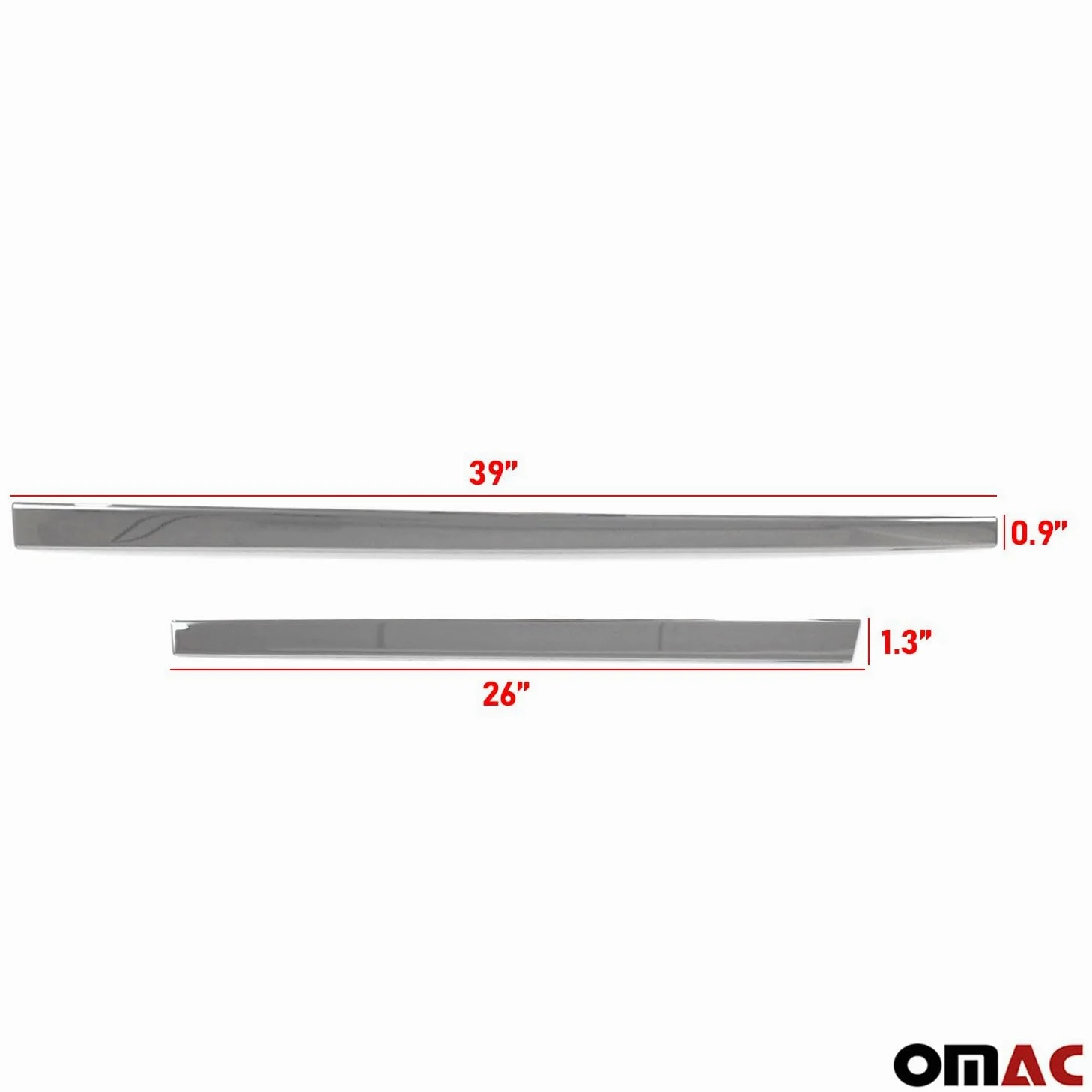 OMAC 7514131 Listón embellecedor/protector puerta Puerta vehículo ambos lados