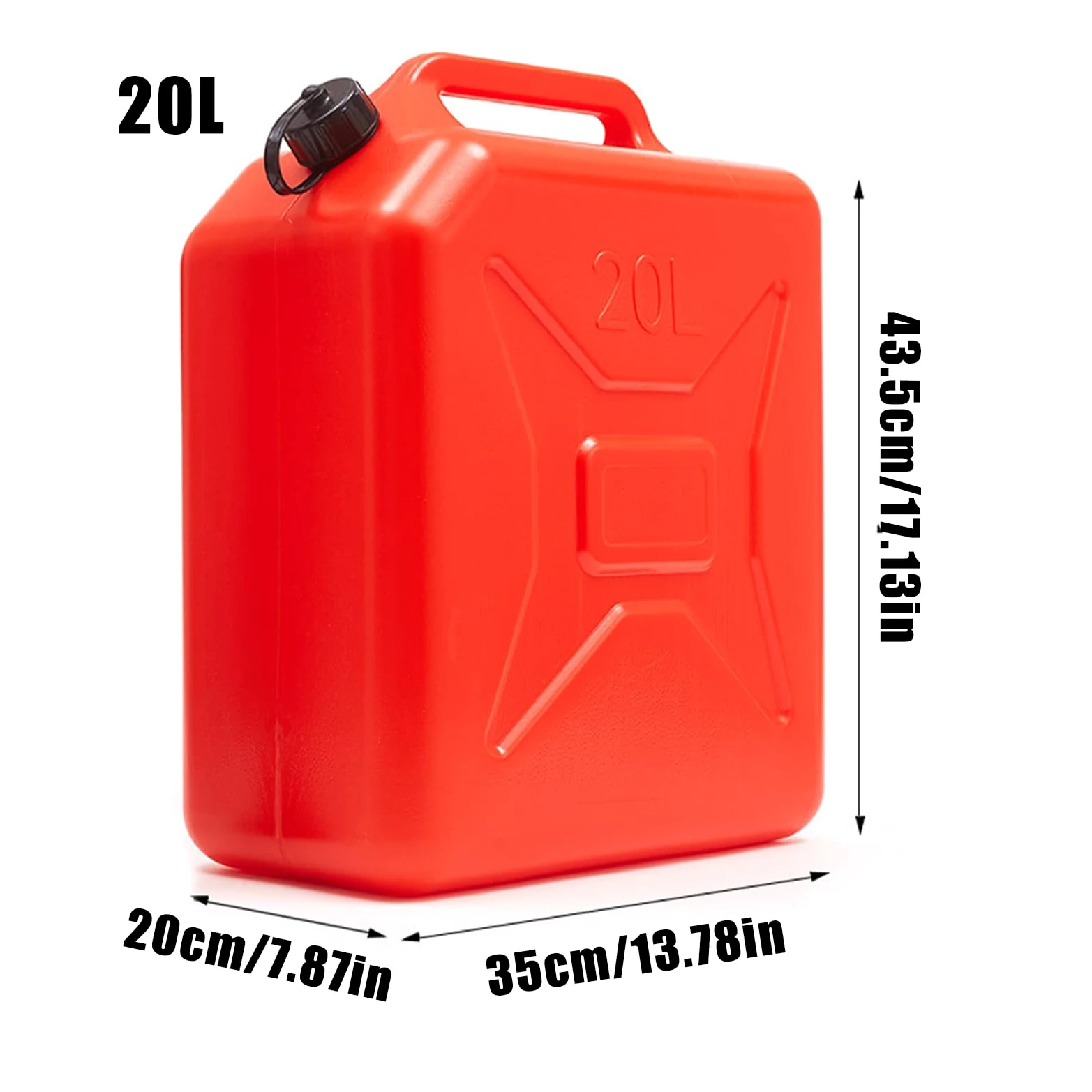 Depósito De Para Calentador Almacenamiento Máquinas | Barril Paredes Gruesas Apto Para Coche Motocicleta Camión Cortacésped Tractor Repostaje Gasolina De 5/10/20 Litros
