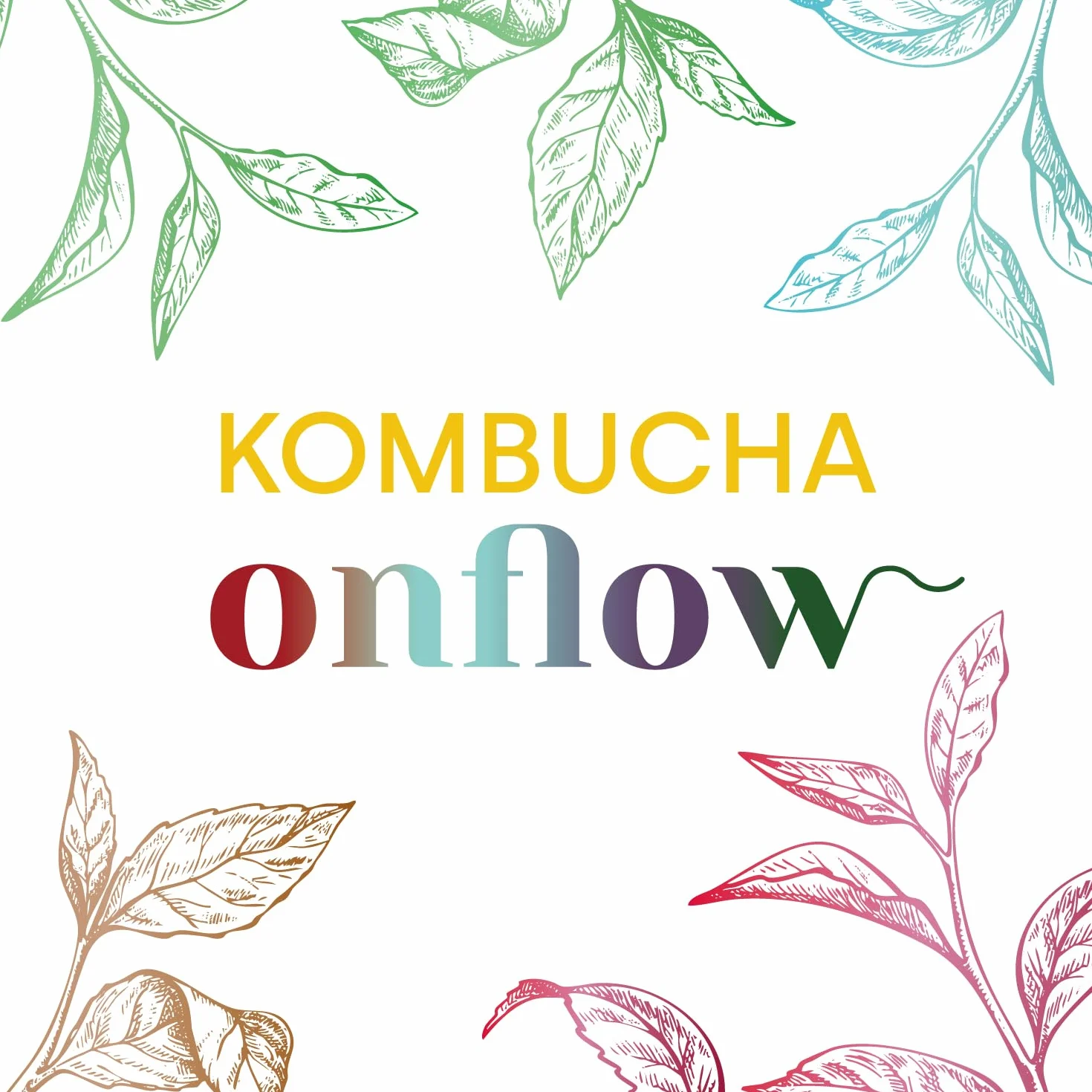 Kombucha Natural Onflow Sin Azúcar Pack 4 Botellas 1L Sabores Jenjibre-Limón Té Verde Mango-Remolacha Melón-Espirulina