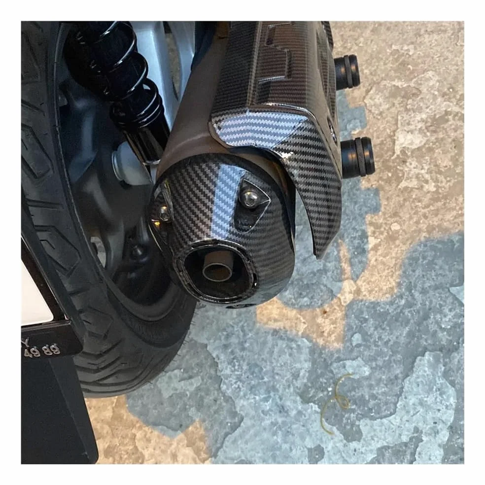 Deflectores Calor Escape para PCX160 PCX150 PCX125 PCX 160 150 125 2021-2023 Accesorios Silenciador Cubierta Protectora De Tubo De Escape Protector Térmico