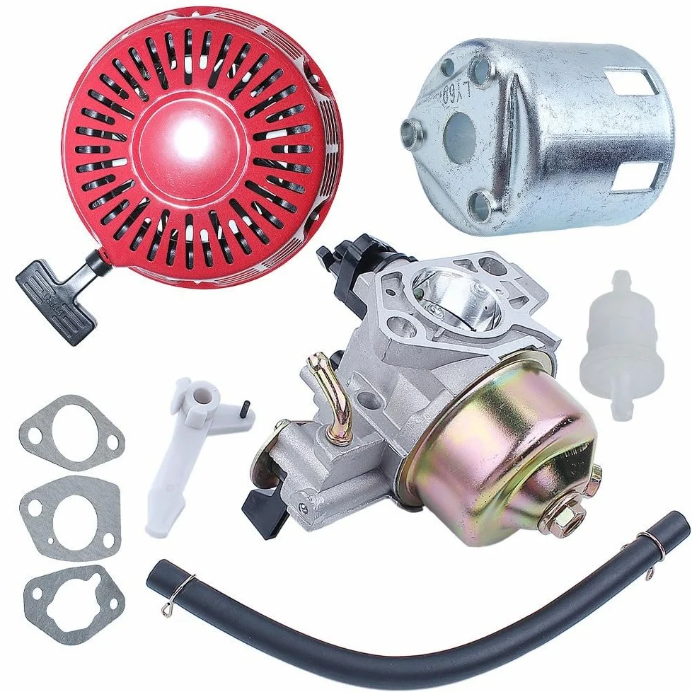 Junta De Carburador Arranque Retroceso para GX390 13HP para GX 390 Línea Filtro Combustible Motor Cortacésped Moto Carburador