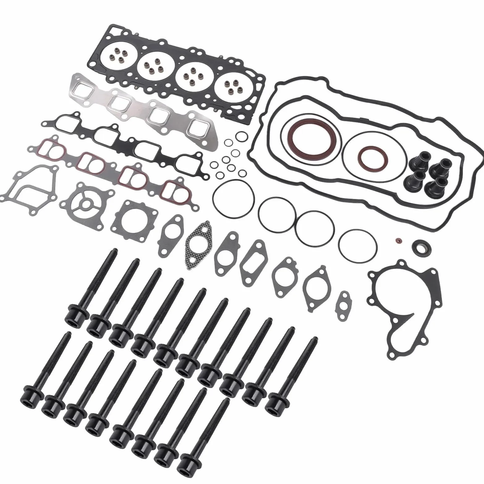 Tapa de balancines Juego Completo De Juntas De Culata De Motor Para Nissan Para Navara D40 Para Pathfinder R51 2,5 DCi Diesel Tapa de La Válvula