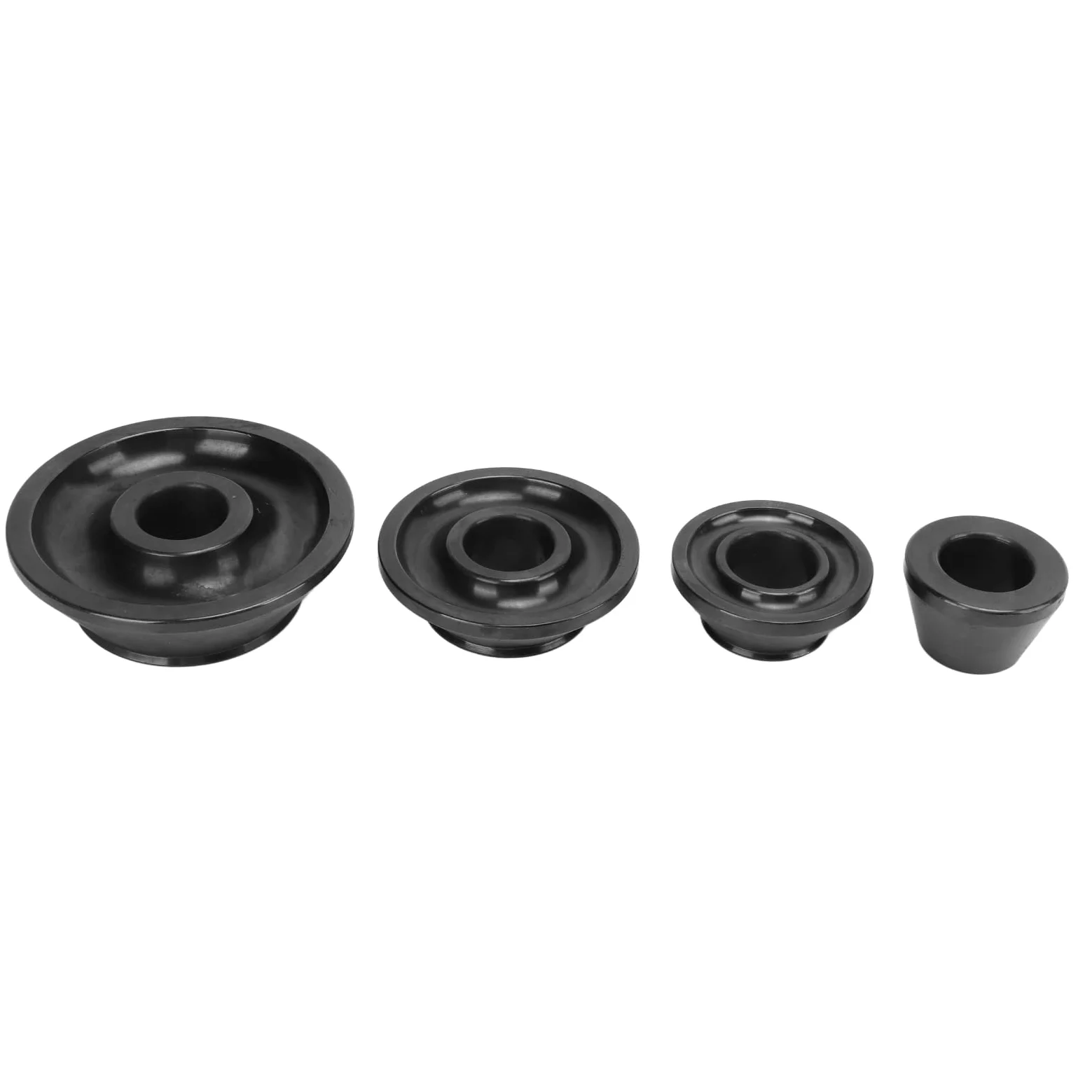 Juego de Adaptadores Cónicos para Equilibrador de Ruedas Duradero, 4 Uds., para Coche, Camión, SUV, Eje de 36mm, Acero Al Carbono de Calidad