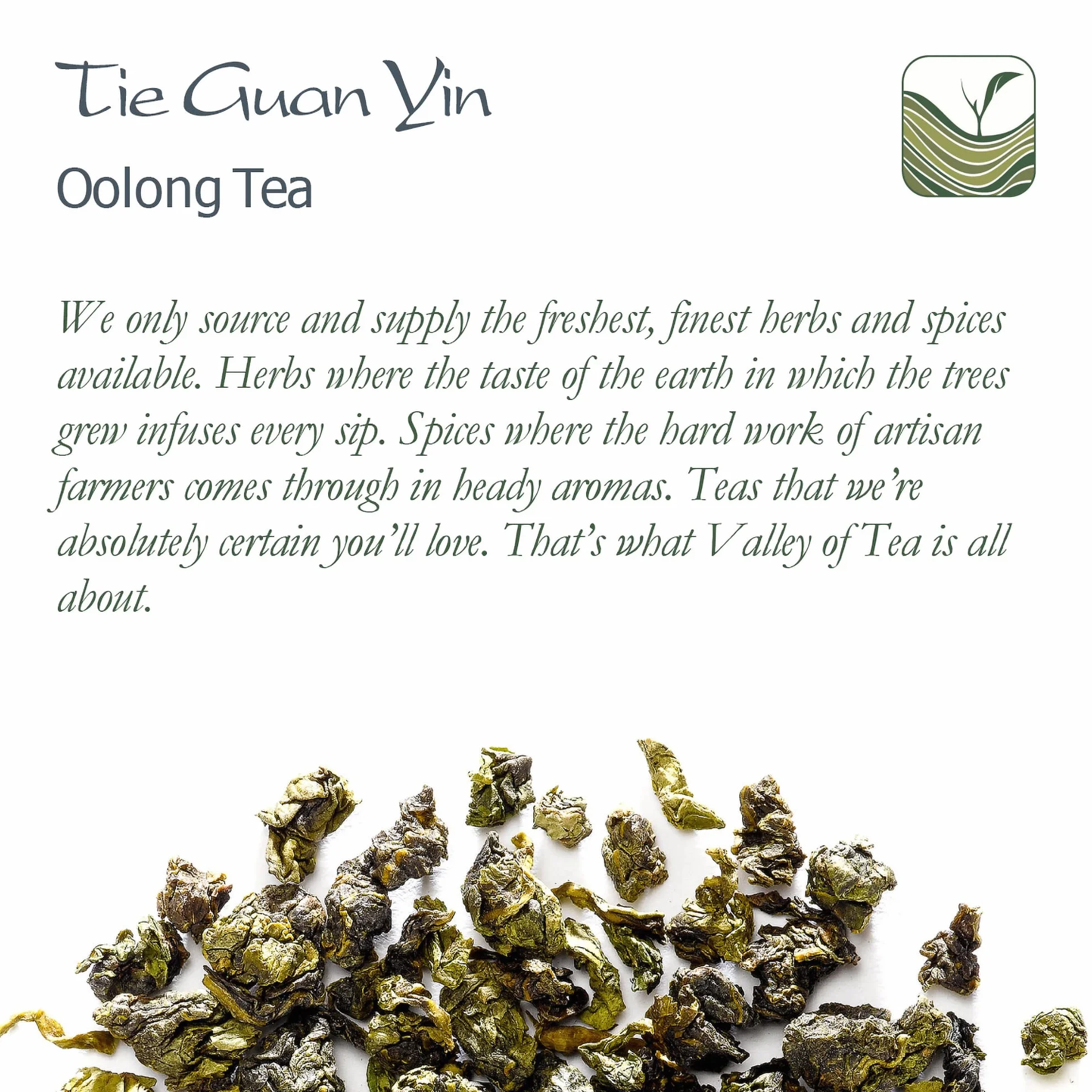 Té Oolong De Hojas Sueltas Chino Ti Guan Yin - Diosa Del Hierro De La Misericordia