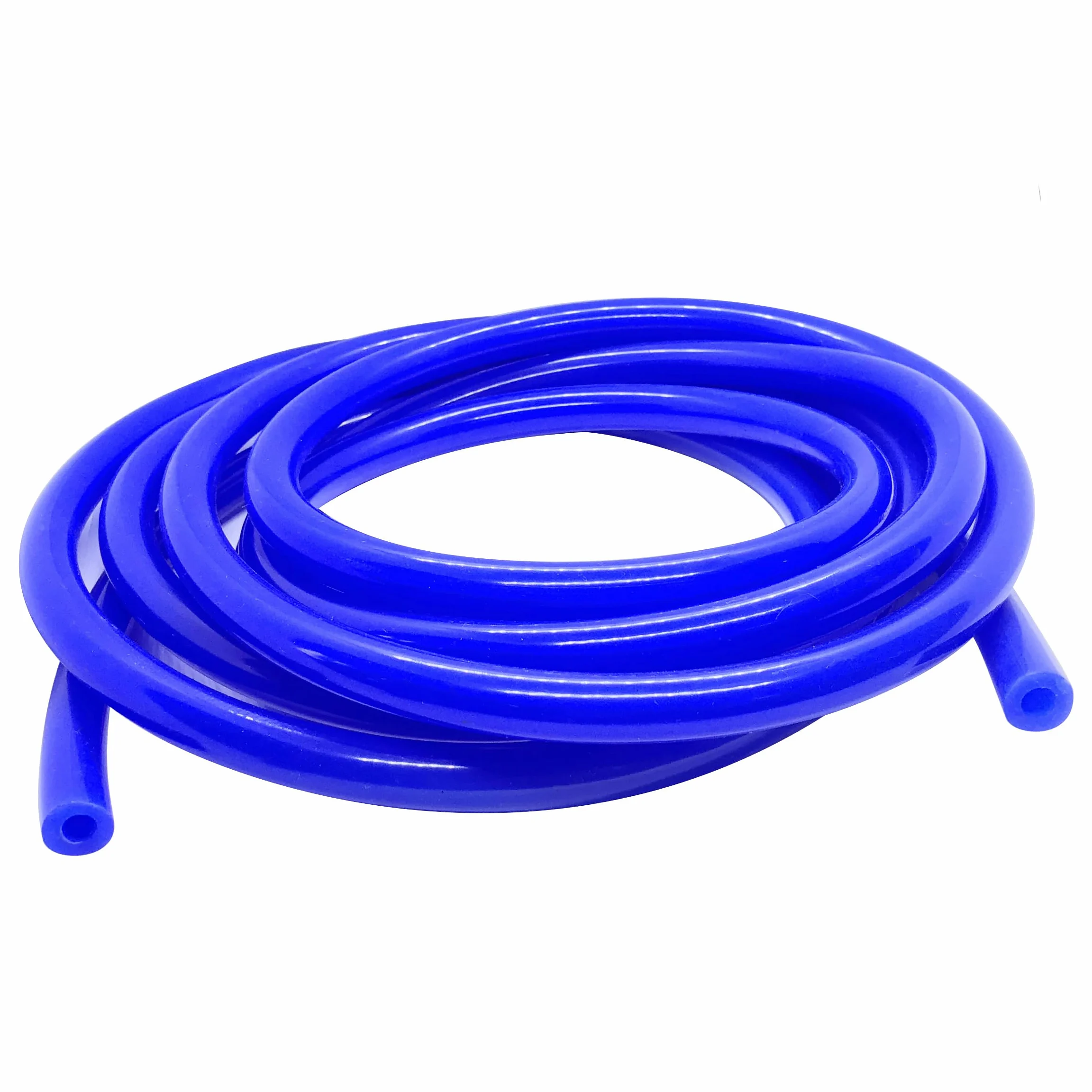 Manguera de vacío de silicona, 1 capa, universal, 3/8 pulgadas de diámetro interior, 10 pies, alta temperatura, 60 psi, presión máxima