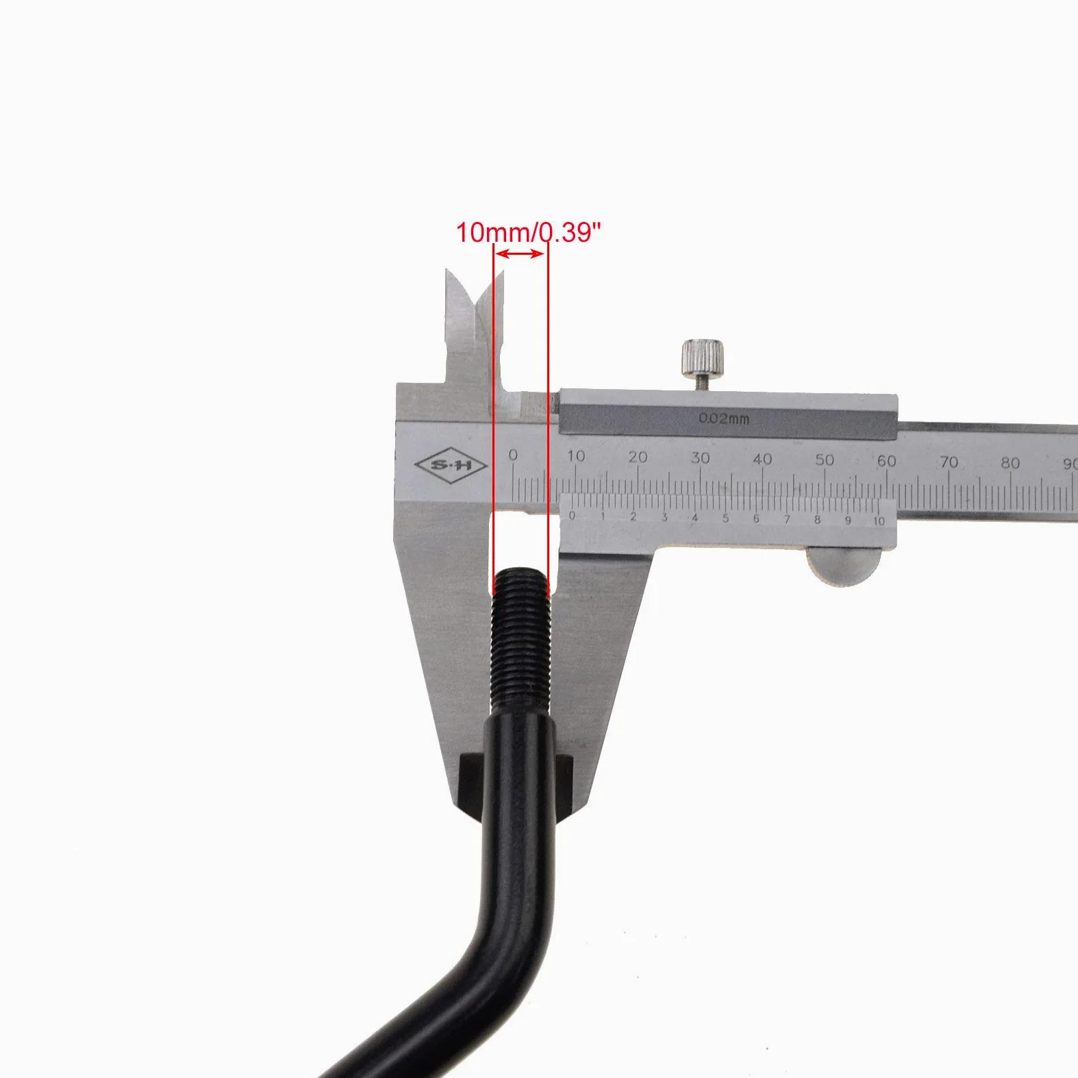 WOOSTAR Manillar Riser 22mm Espejos Laterales Moto 10mm con Hilo Convertidor Tornillos M10 a M8 Reemplazo para Scooter ATV 4 Wheeler Quad Pocket Pit Bike Paquete de 2 (056 Tipo)