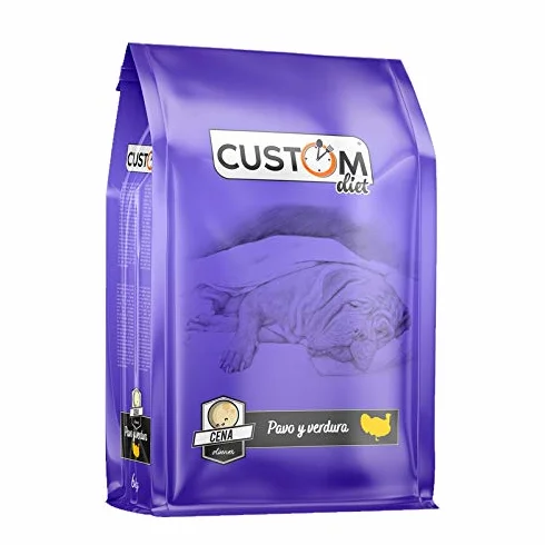 CUSTOM Cena Pavo y Verdura 1000 Gr