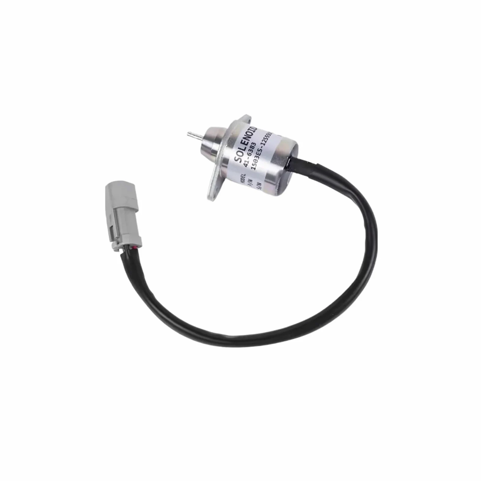 Solenoide de corte de combustible Solenoide de corte de combustible de 12 V y 24 V 129486-77952 41-6383 42-0100 1503ES-12S5SUC11S SA-4920 Compatible con 3TNE72 y 3TNA72(24V)