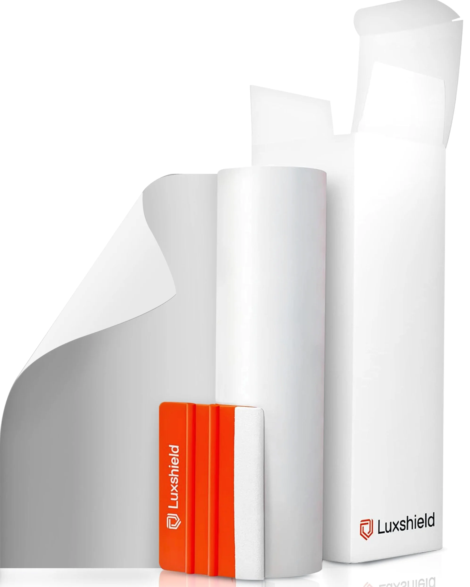 Luxshield Película de Protección de Pintura 15x200cm para Automóvil, Motocicleta, Bicicleta, Película Protectora Transparente Mate, autoadhesiva, por Metros, de Alemania